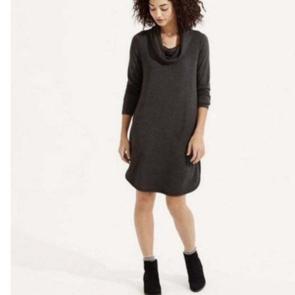 LOU & Grey gray signature soft cowl neck dress med‎